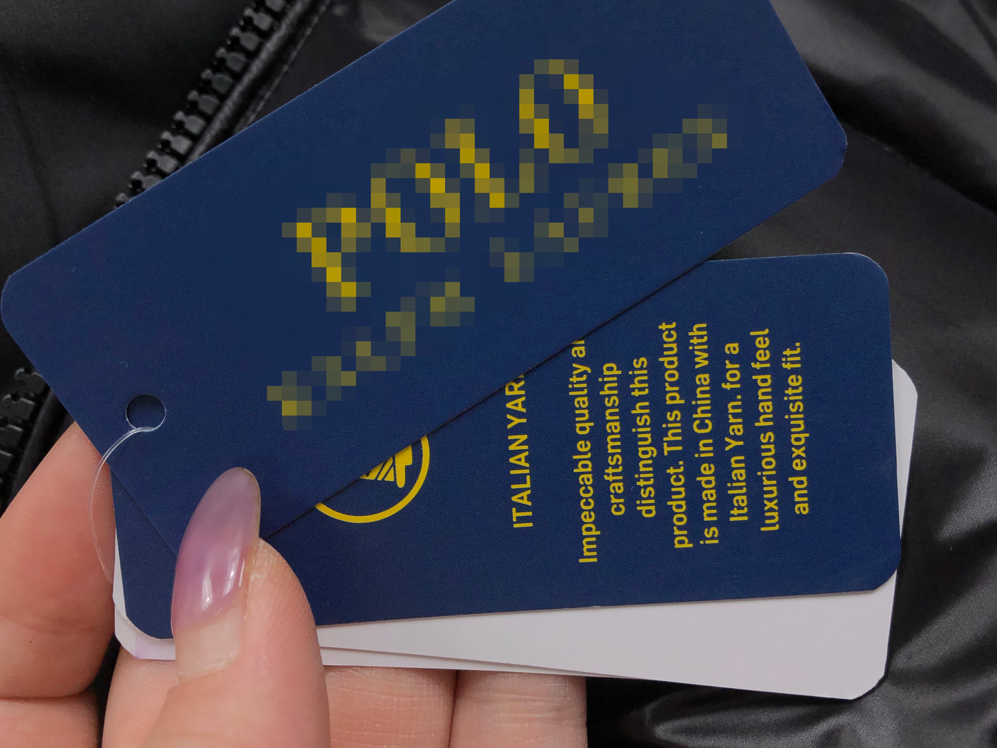 PRL Abrigo de Plumas Brillante